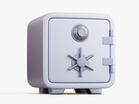 Stylized Safe Vault Modelo 3D