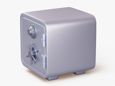 Stylized Safe Vault Modelo 3D