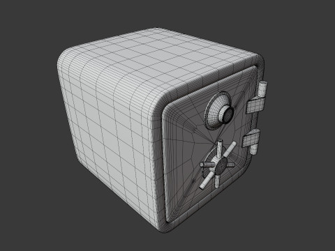Stylized Safe Vault Modelo 3D