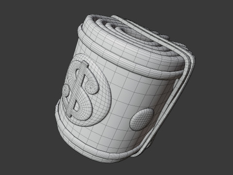 Stylized Money Icons 3D Collection Modelo 3D