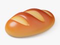 Stylized Bread Loaf Modello 3D