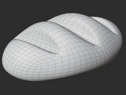 Stylized Bread Loaf 3D 모델
