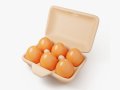 Stylized Egg Carton Modello 3D