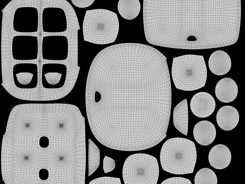 Stylized Egg Carton 3D Model