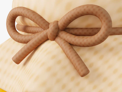 Pote de mel estilizado Modelo 3D