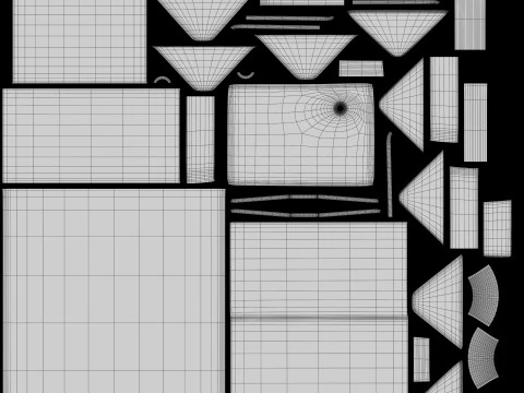 Stylized Juice Box 3D Model