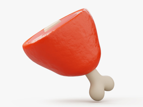 Stylized Meat Cut 3D 模型