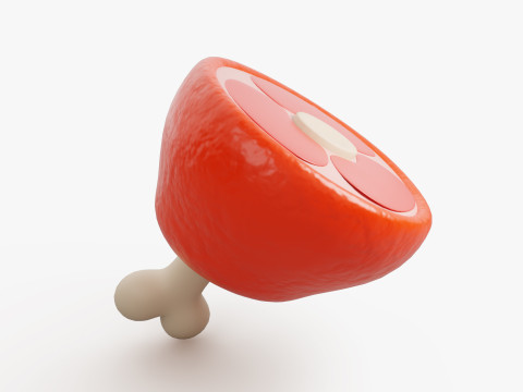 Stylized Meat Cut 3D 模型