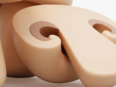 Stylized Mushrooms 3D Model