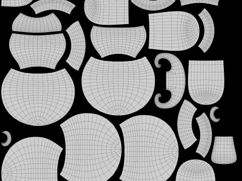 Stylized Mushrooms 3D Model