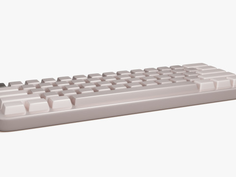 Computer Keyboard 3D Modell