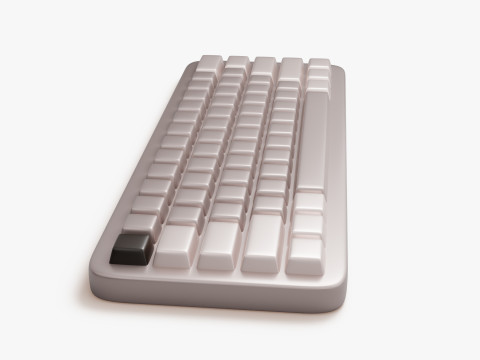 Computer Keyboard 3D Modell