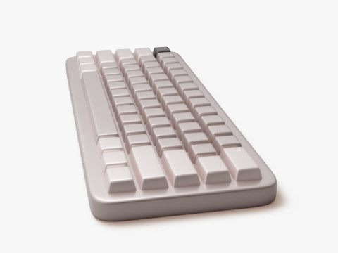 Computer Keyboard 3D Modell