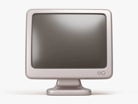 Computer Monitor 3D Model