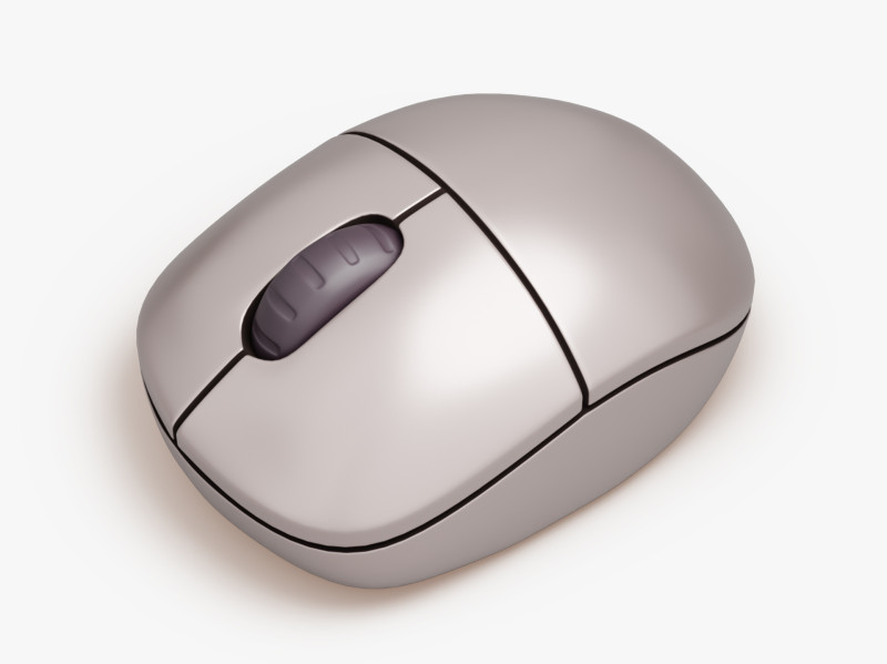 Computer Mouse 3D Модель .c4d .max .obj .3ds .fbx .stl .blend