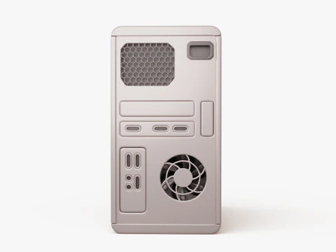 Computertoren 3D Model