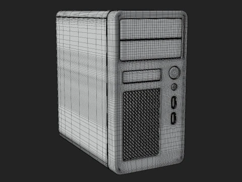 Computertoren 3D Model