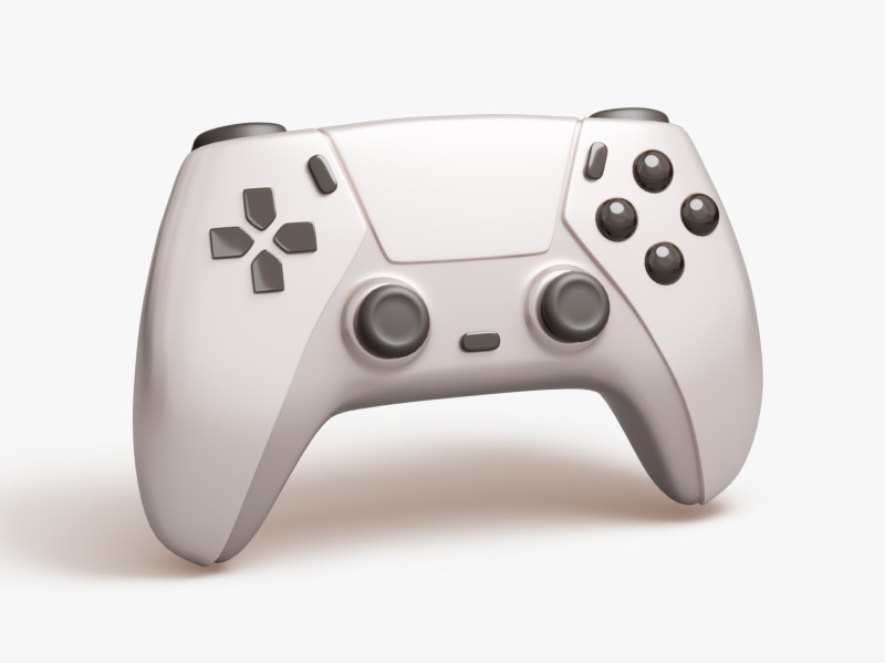 Game Controller 3D Modell .c4d .max .obj .3ds .fbx .stl .blend