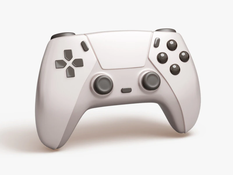 Gamecontroller 3D Modell .c4d .max .obj .3ds .fbx .stl .blend 