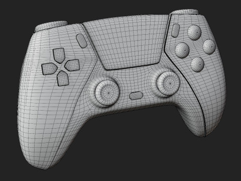 Game Controller 3D Modell