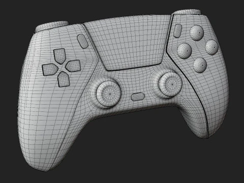 Gamecontroller 3D Modell