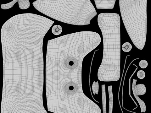 Game Controller 3D Modell