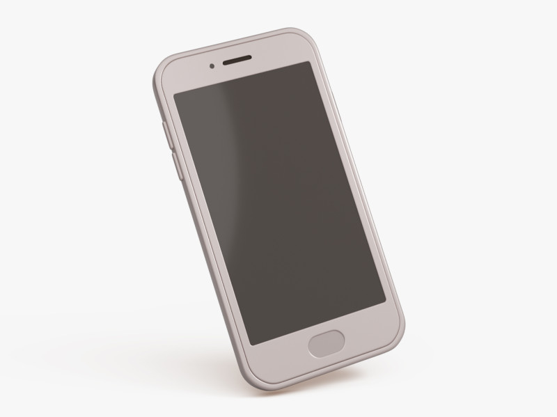 Smartphone Device 3Dモデル .c4d .max .obj .3ds .fbx .stl .blend