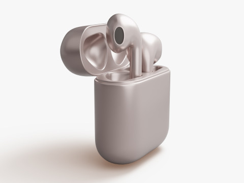 Wireless Earbuds 3D 모델