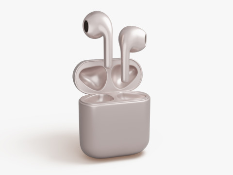 Wireless Earbuds 3D 모델