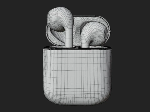 Auricolari senza fili Modello 3D