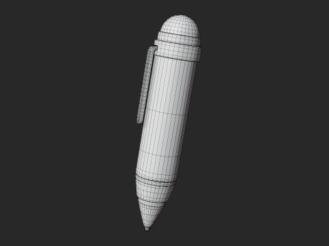 Ballpoint Pen Modello 3D