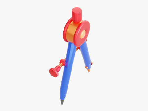 Drawing Compass 3D 模型