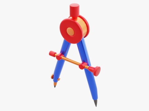 Drawing Compass 3D 模型
