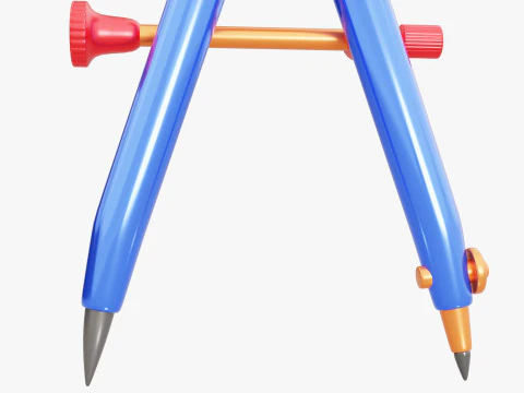 Drawing Compass 3D Model