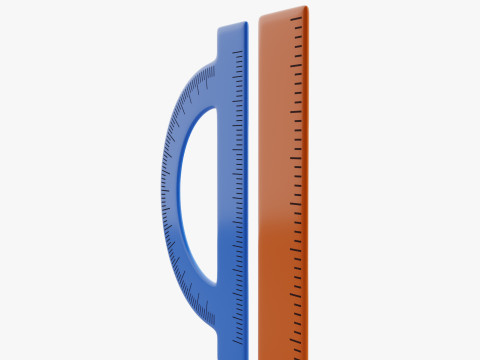 Measuring Rulers Set Modelo 3D