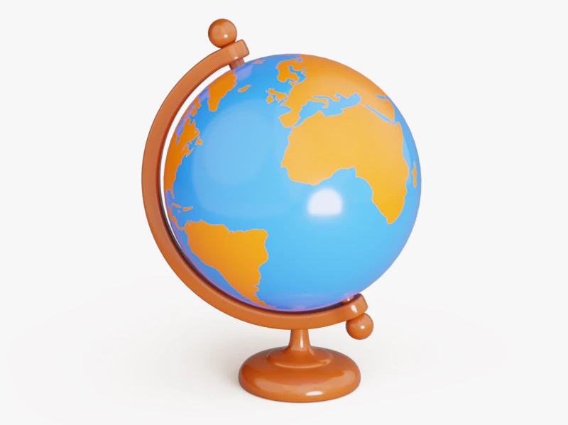 World Globe 3D Model .c4d .max .obj .3ds .fbx .stl .blend 