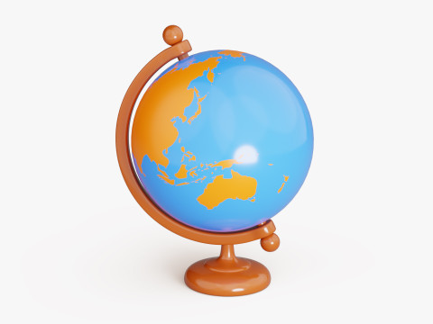 World Globe 3Dモデル
