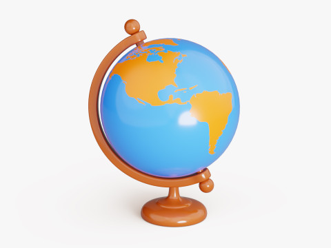 World Globe 3Dモデル