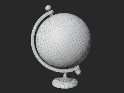 World Globe 3D Model