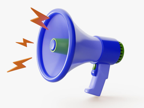 Discount Megaphone 3D 模型