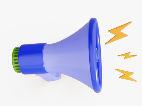 Discount Megaphone 3D 模型