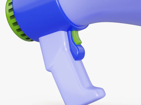 割引メガホン 3Dモデル