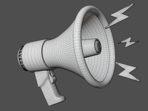 Discount Megaphone 3D 模型
