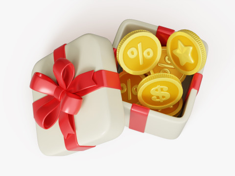 Gift Reward Box 3D Модель