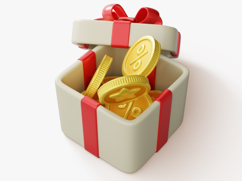 Gift Reward Box 3D Модель
