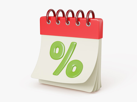 Discount Sale Icons Pack 3D Model
