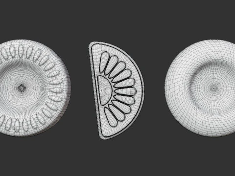 Karamel Snoep Set 3D Model