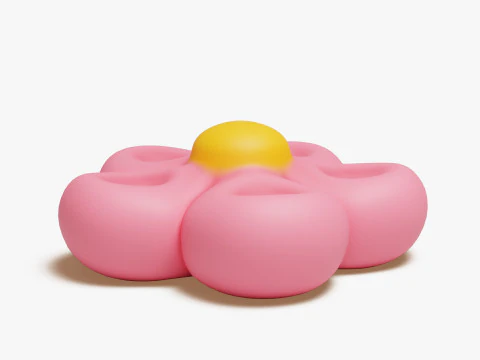 Marshmallow Candy Set 3D Model