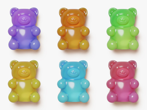 Candy Collection Pack Model 3D