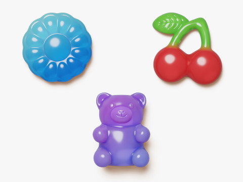 Candy Collection Pack Model 3D
